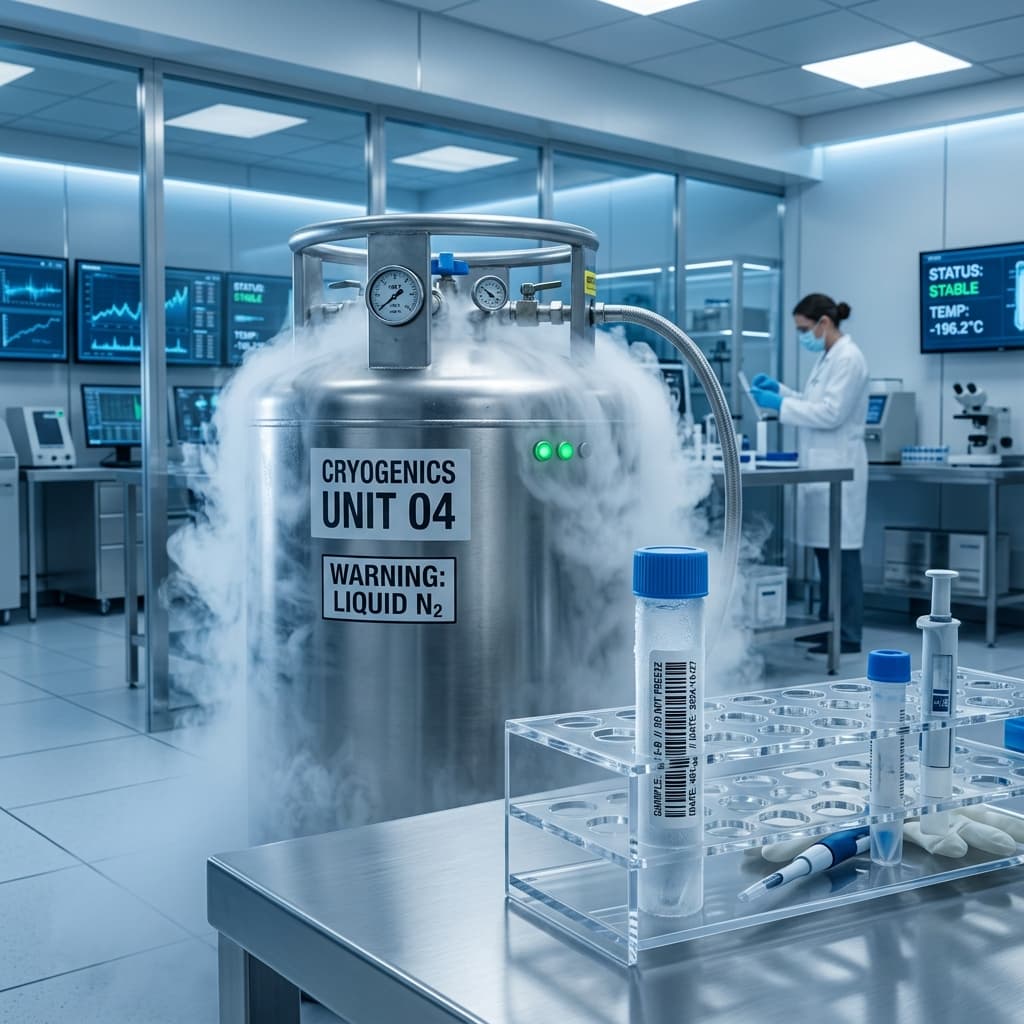 Cryopreservation laboratory at Asian IVF